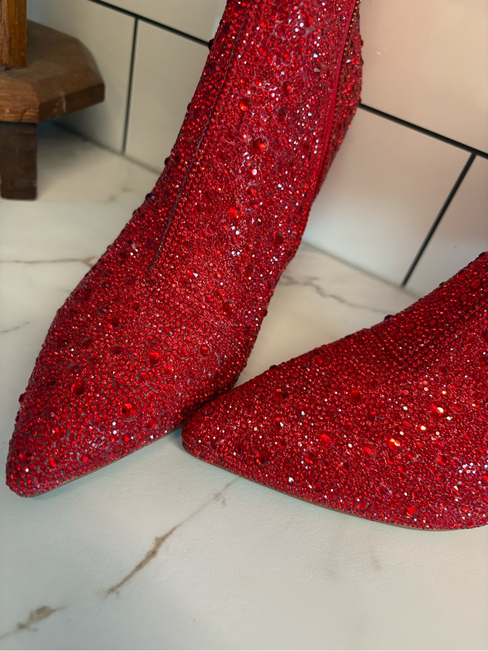 Betsy Johnson Cady Rhinestone Booties - Picture 4 of 8